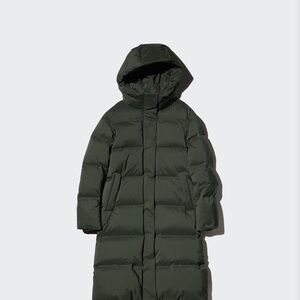 Uniqlo Long Puffer Coat - Black